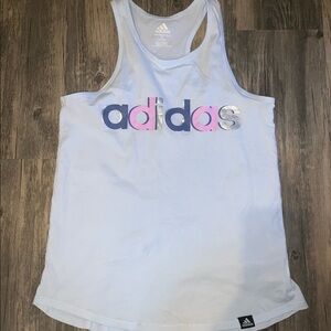 3/30 Adidas girls tank racerback - medium 10-12 new without tags
